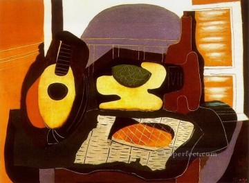 Naturaleza muerta a la galette cubista de 1924 Pablo Picasso Pinturas al óleo